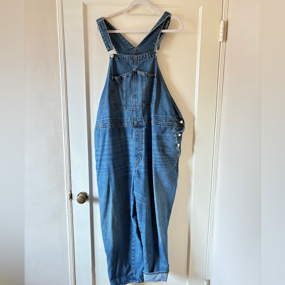 Old Navy Denim Overalls Size 26 Excellent Condition